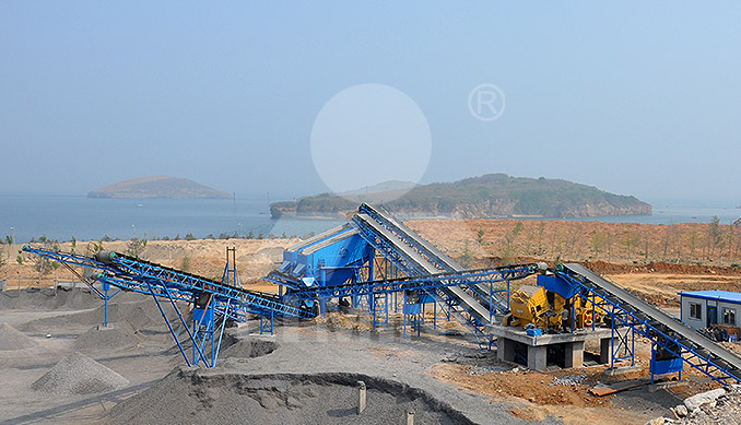 The worksite of 250-300Т/Ч линия для производства песка и щебня